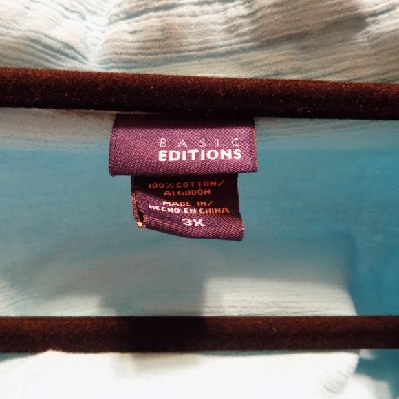 Basic Editions Light Blue Shirt - Picture 6 of 6